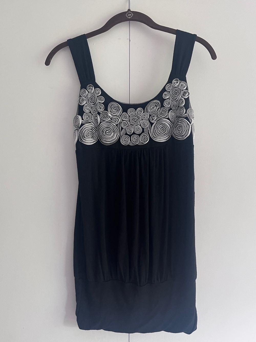DownEast Rosette Little Black Dress